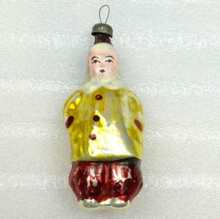 Antique Ussr Vintage Russian Glass Christmas Tree Ornament Decoration Girl