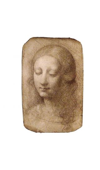 Rare Old Italian Master After Leonardo Portrait Of An Young Woman