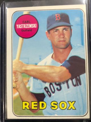 1969 Topps Carl Yastrzemski Boston Red Sox 130 Baseball Card