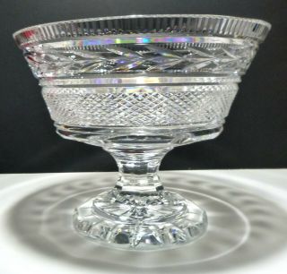 Rare House Of Waterford Crystal Master Cutter Trifle Bowl 9 1/4 " Ireland
