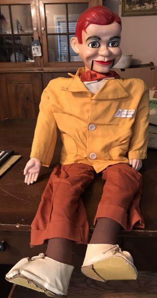Rare Juru Paul Winchell Ventriloquist Doll Jerry Mahoney W/ Box