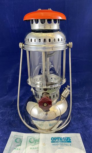 Optimus 1200 Military Lantern Lamp.  Radius Primus.  Rare Old