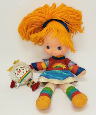 Vintage 1983 Hallmark 10” Rainbow Brite Doll & Twink White Sprite Plush Toy