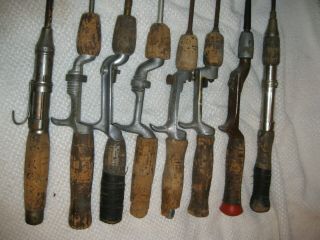 Vintage Metal Fishing Rods,  South Bend,  Meadowbrook,  Sportking,  Shaekspear