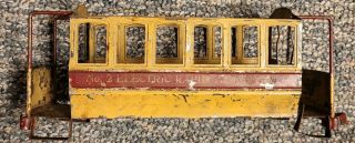 Rare Lionel Standad Gauge 2 Rapid Transit Trolley Shell Only For Restoration