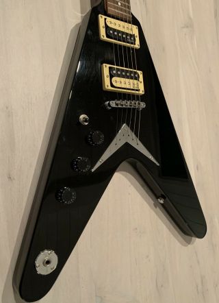 Dean X V Flying V Electric Guitar - Rare Left Handed 3