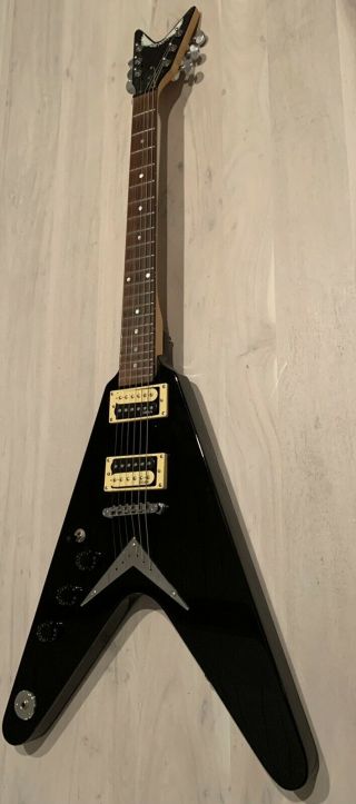 Dean X V Flying V Electric Guitar - Rare Left Handed 5