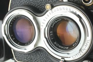 RARE NEAR Read Minolta Autocord CDS III TLR Camera 75mm Lens From JAPAN 5