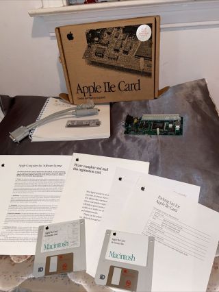 Apple IIe Card & Y - Cable Mac LC PDS RARE part RETAIL BOX M0444LL/D 3