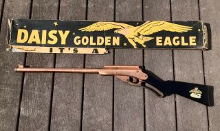 Rare 1936 Vintage Daisy Bb Gun No.  50 Jubilee Golden Eagle & Box (rifle)