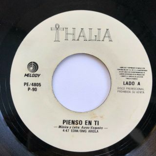 Thalia - Pienso En Ti - Mexico Melody P - 90 Promo Rare