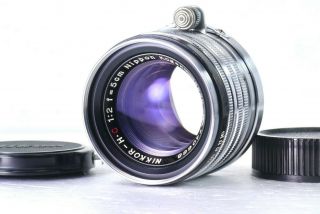 [optical Mint] Rare Nippon Kogaku Nikkor H C 5cm 50mm F/2 Ltm39 Lens From Japan