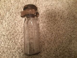 Rare Coleman Lamp Company Oil Bottle For Torch Light Appliances Early 1900s 4