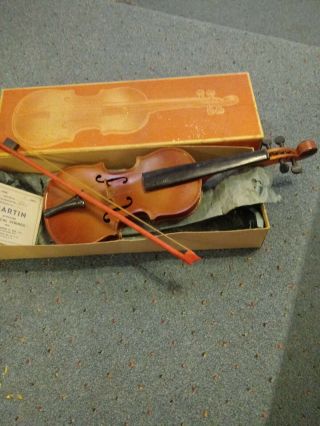 Vintage Rare Child’s Toy Violin Collectible - Czecho - Slovakia