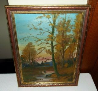 Antique Oil Painting Early 1900 