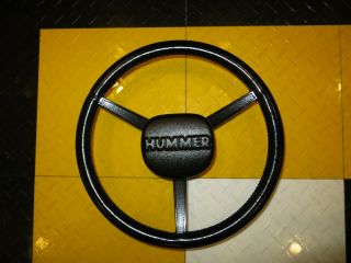 Rare - Oem H1 Hummer / Humvee Leather Steering Wheel - Discontinued Part