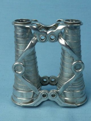 Rare 4x Aitchison Collapsible Aluminium Binoculars C1890 - Pristine