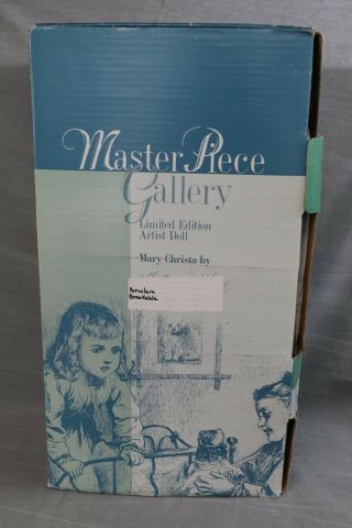 Master Piece Gallery Limited Edition Doll Mary Christa By Melissa A Mccory 2002