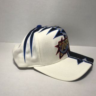 Vintage 90s Shockwave Starter Philadelphia 76ers Sixers Hat - Rare 4