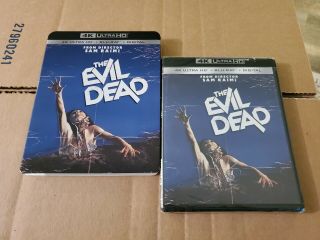 The Evil Dead: W/rare Oop Slipcover (4k Ultra Hd & Blu - Ray) No Code