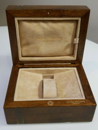 Vintage Authentic Patek Philippe Rare Wooden Watch Box