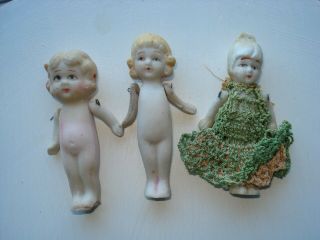 Antique Miniature Dolls Bisque