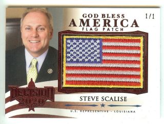 2020 Decision Steve Scalise God Bless America Flag Patch 