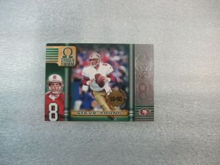 1999 Pacific Omega Premiere Date Insert Steve Young 18/60 49ers Rare