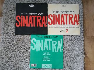 Frank Sinatra The Best Of Sinatra Vol 1,  2,  3,  Vinyl Rare.