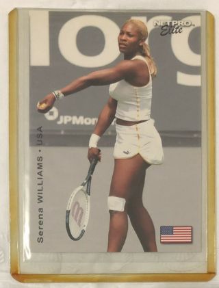 2003 Netpro Elite Serena Williams 2 Rookie / Only 2000 Tennis Card Rare