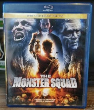 The Monster Squad (blu - Ray,  20th Anniversary Edition) Rare Hard To Find