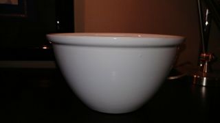 Rare - - Martha By Mail - Martha Stewart - Med White Mixing Bowl Thick Heavy Bowl