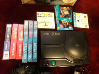 VTG RARE JVC X ' Eye System W Games - Plays Sega Genesis Mega Drive & CD 2