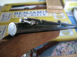 Pre - War Benjamin 322 Very Rare Rifle Short Pump Rod Version