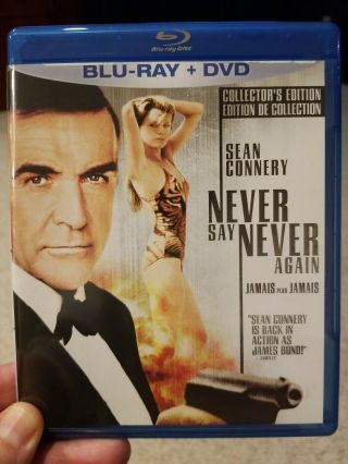 Never Say Never Again.  Very Rare Region A.  Blu - Ray Only.  James Bond,