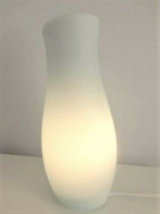 Rare Vintage Ikea Mylonit Hand Made Blown Glass Lamp 12 "