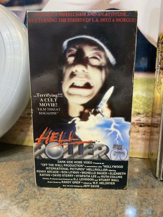 Hell Roller Vhs Cult Film Serial Killer Wheelchair 1992 Very Rare Hellroller