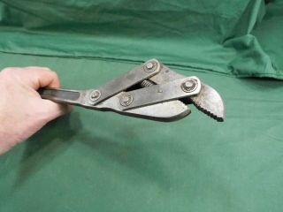 Vintage Adjustable Wrench The Robert Wrench Co.  N.  Y.  Collectible Antique Tool