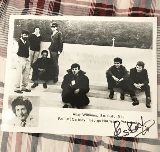 Pete Best Signed Autographed 8x10 Photo The Beatles Oringinal Drummer Rare