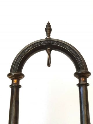 Antique - Regency - RARE - Bronze/Ormolu/Silver/Grecian Arch Pocket Watch Stand - c1830 4