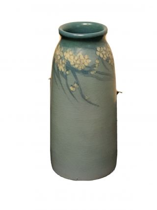 Rare Rookwood Art Pottery Vase,  1658 F,  Floral Design,  Artist Signed,  6 5/8”
