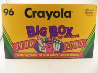 Rare 1990s Crayola Big Box Of Crayons Limited Edition “name The Colors”
