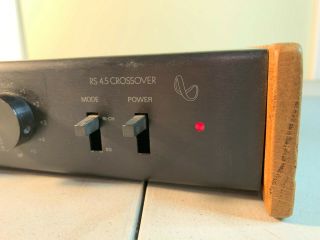 Vintage Infinity RS 4.  5 Crossover Equalizer Rare AS - IS reference rs4.  5 4