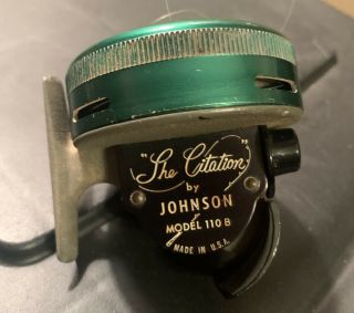 The Citation By Johnson Model 110b Made In Usa Fishing Reel