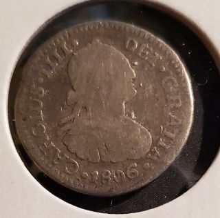 Peru 1806 1/2 Real - Silver - Rare