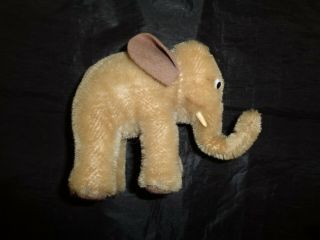 Vintage Steiff Elephant Felt Ears Miniature 3 1/2 "