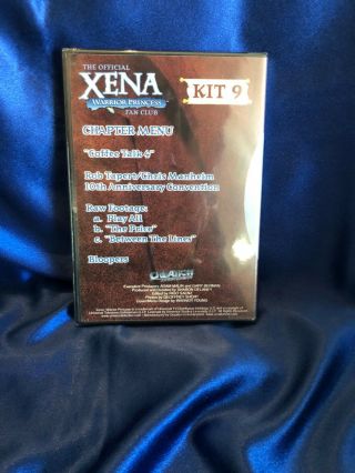 ULTRA RARE XENA LUCY LAWLESS & RENEE O ' CONNOR Fan Club Kit 9 DVD - 2
