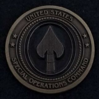 Rare Us Special Operations Command Csm Wick Socom Jsoc Forces Usa Challenge Coin