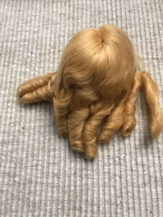 Vintage Blonde Mohair Ringlet Wig Fabulous