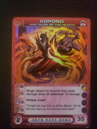 Kopond High Muge Of The Hearth - Chaotic Tcg Alliances Unraveled Ultra Rare